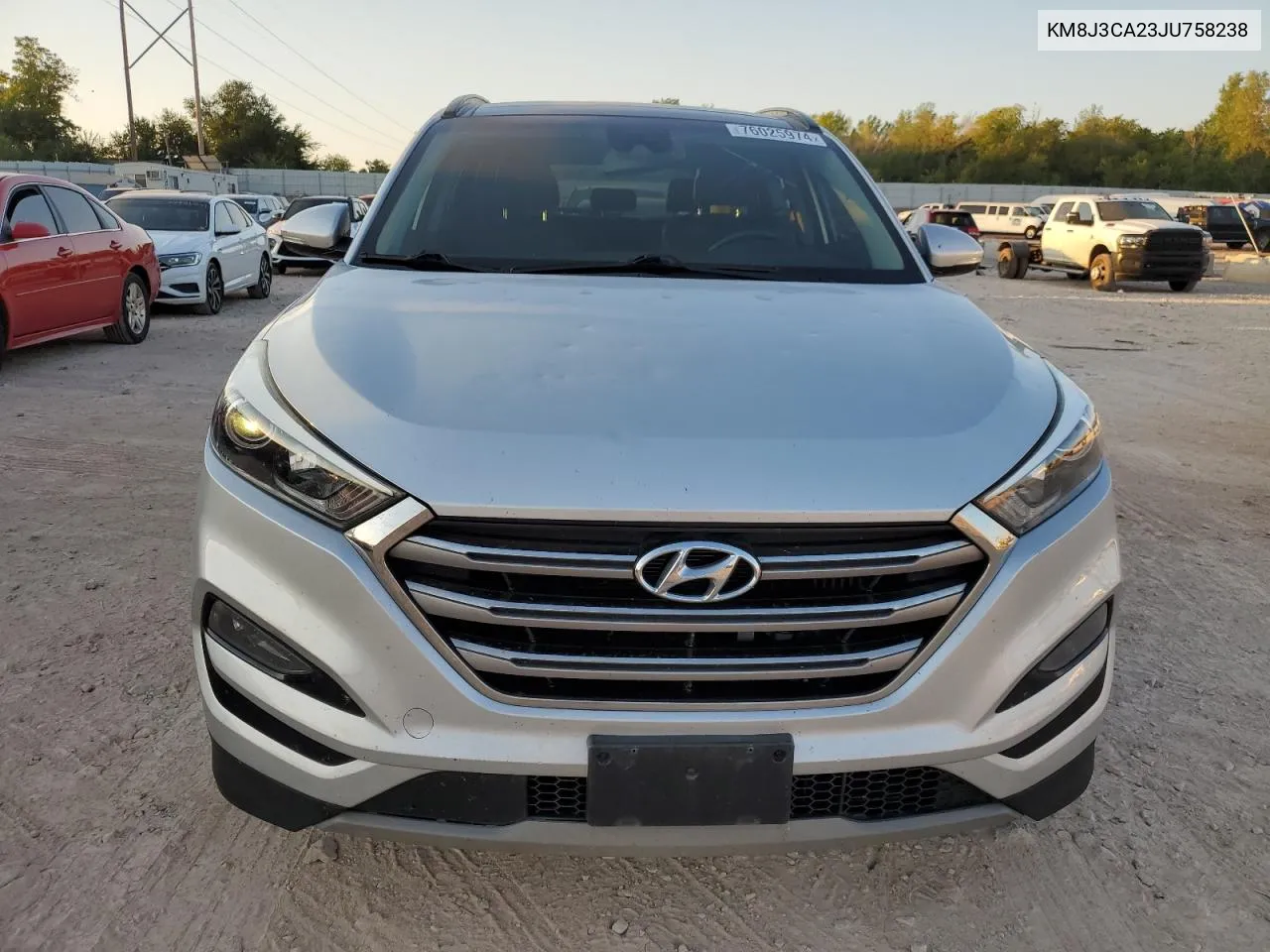 2018 Hyundai Tucson Value VIN: KM8J3CA23JU758238 Lot: 76025974