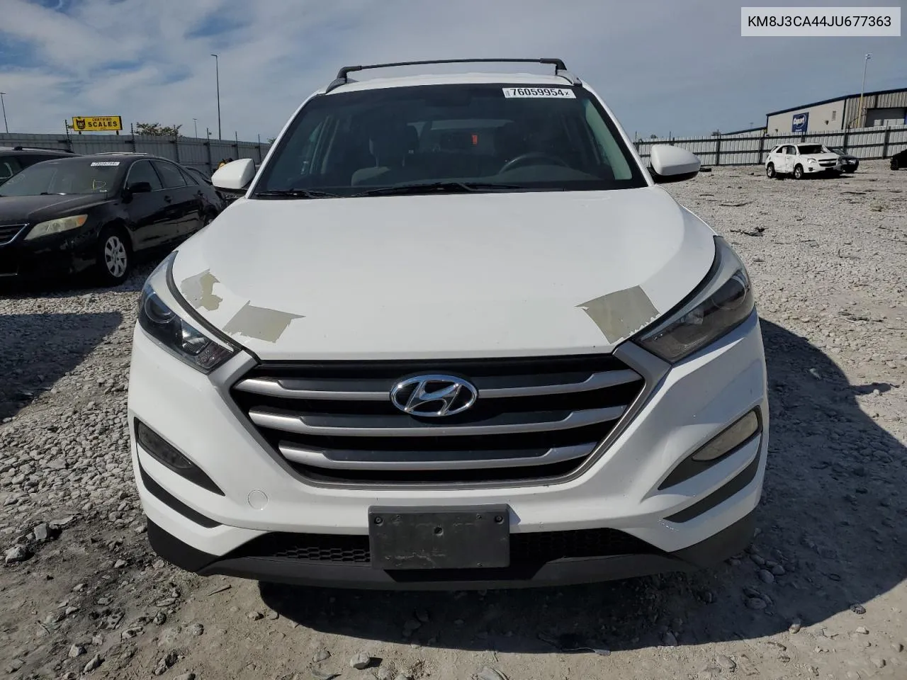 2018 Hyundai Tucson Sel VIN: KM8J3CA44JU677363 Lot: 76059954