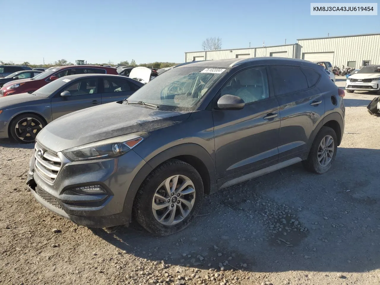 2018 Hyundai Tucson Sel VIN: KM8J3CA43JU619454 Lot: 76102004