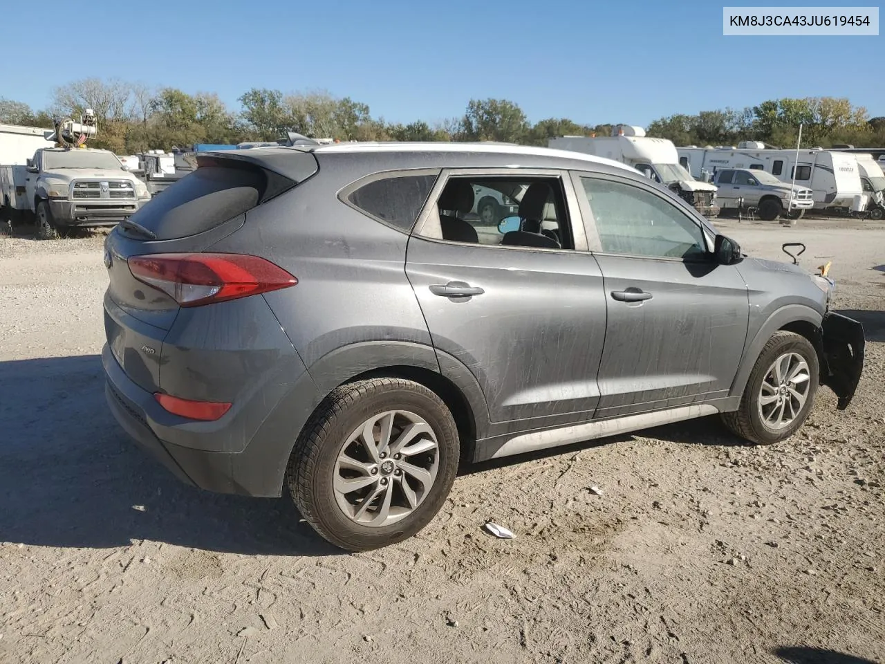 2018 Hyundai Tucson Sel VIN: KM8J3CA43JU619454 Lot: 76102004