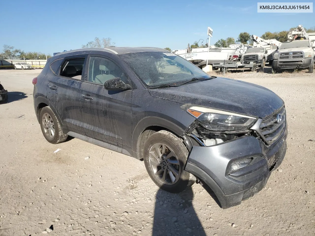 2018 Hyundai Tucson Sel VIN: KM8J3CA43JU619454 Lot: 76102004