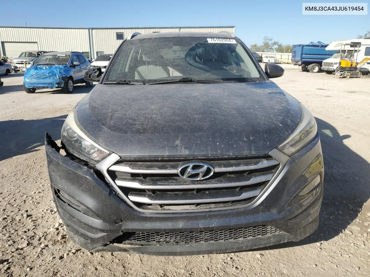 2018 Hyundai Tucson Sel VIN: KM8J3CA43JU619454 Lot: 76102004