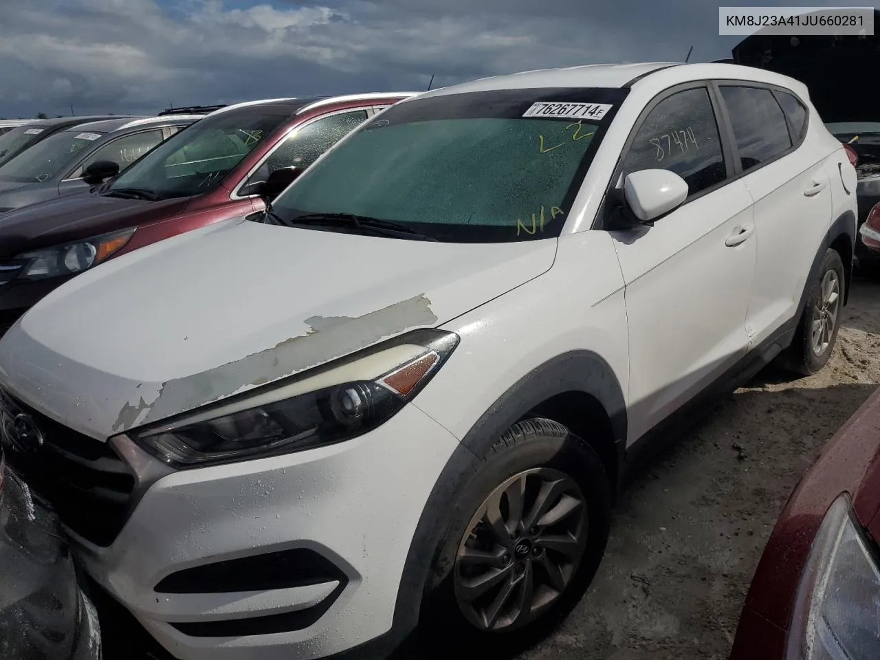 2018 Hyundai Tucson Se VIN: KM8J23A41JU660281 Lot: 76267714