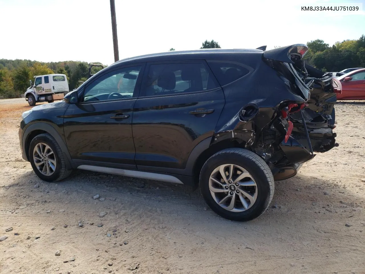 2018 Hyundai Tucson Sel VIN: KM8J33A44JU751039 Lot: 76281124