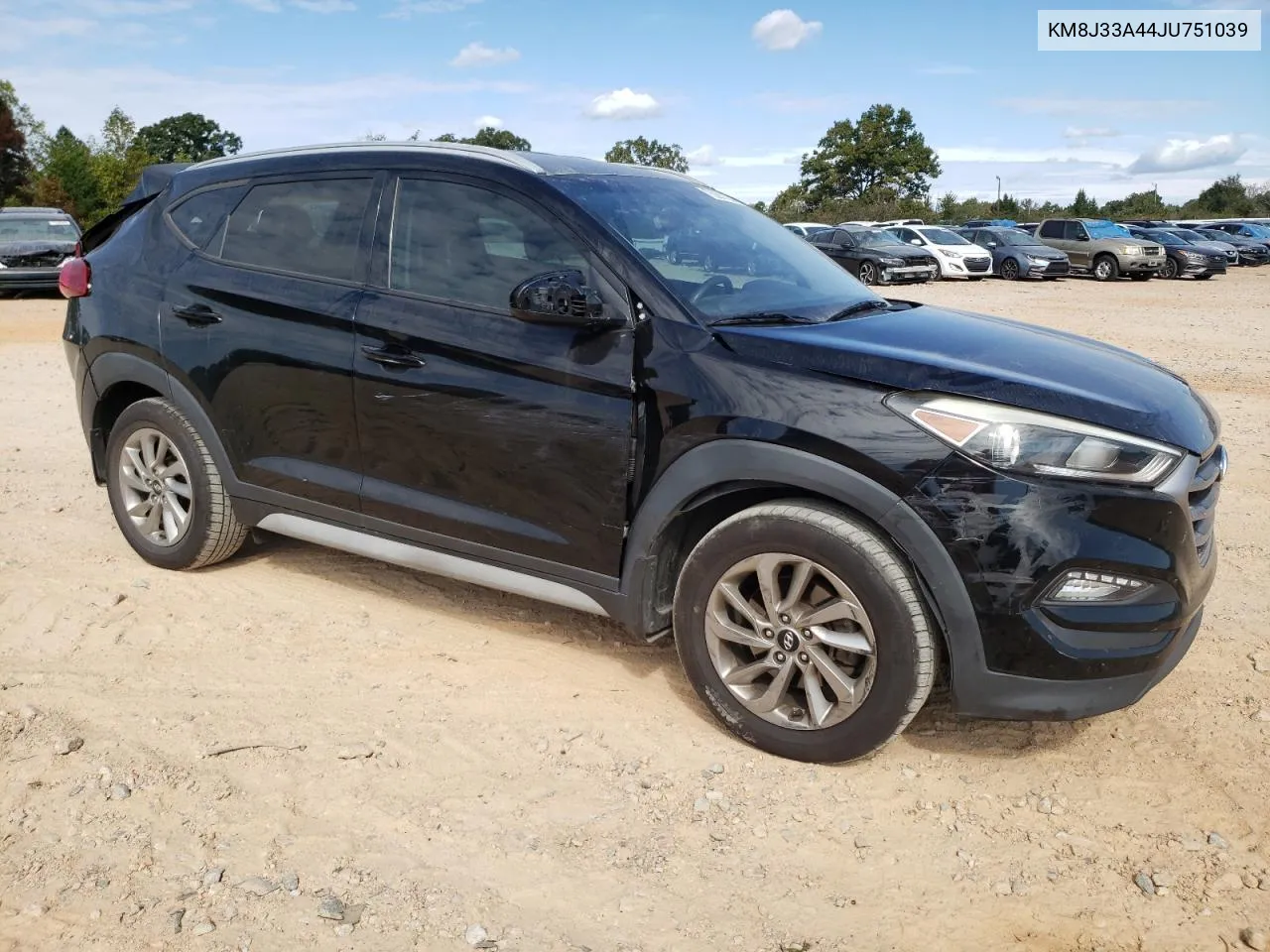 2018 Hyundai Tucson Sel VIN: KM8J33A44JU751039 Lot: 76281124