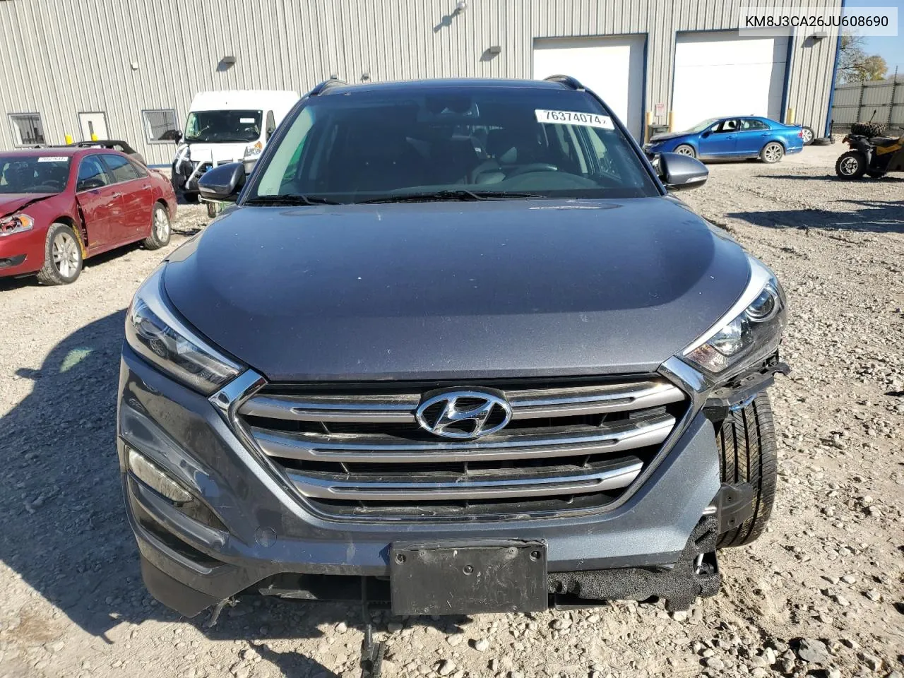 2018 Hyundai Tucson Value VIN: KM8J3CA26JU608690 Lot: 76374074