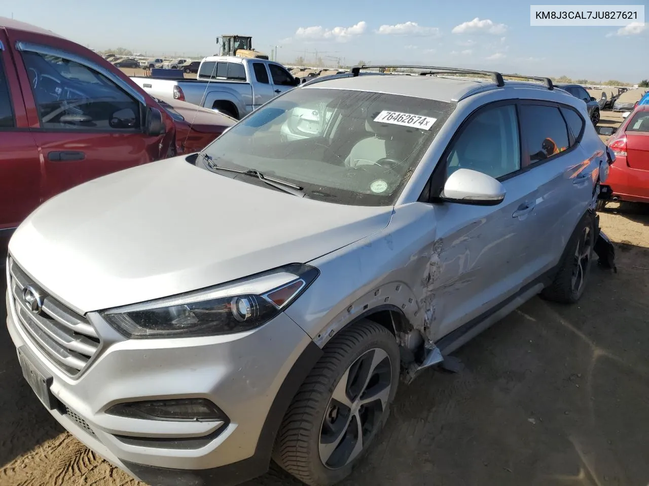 2018 Hyundai Tucson Sport VIN: KM8J3CAL7JU827621 Lot: 76462674