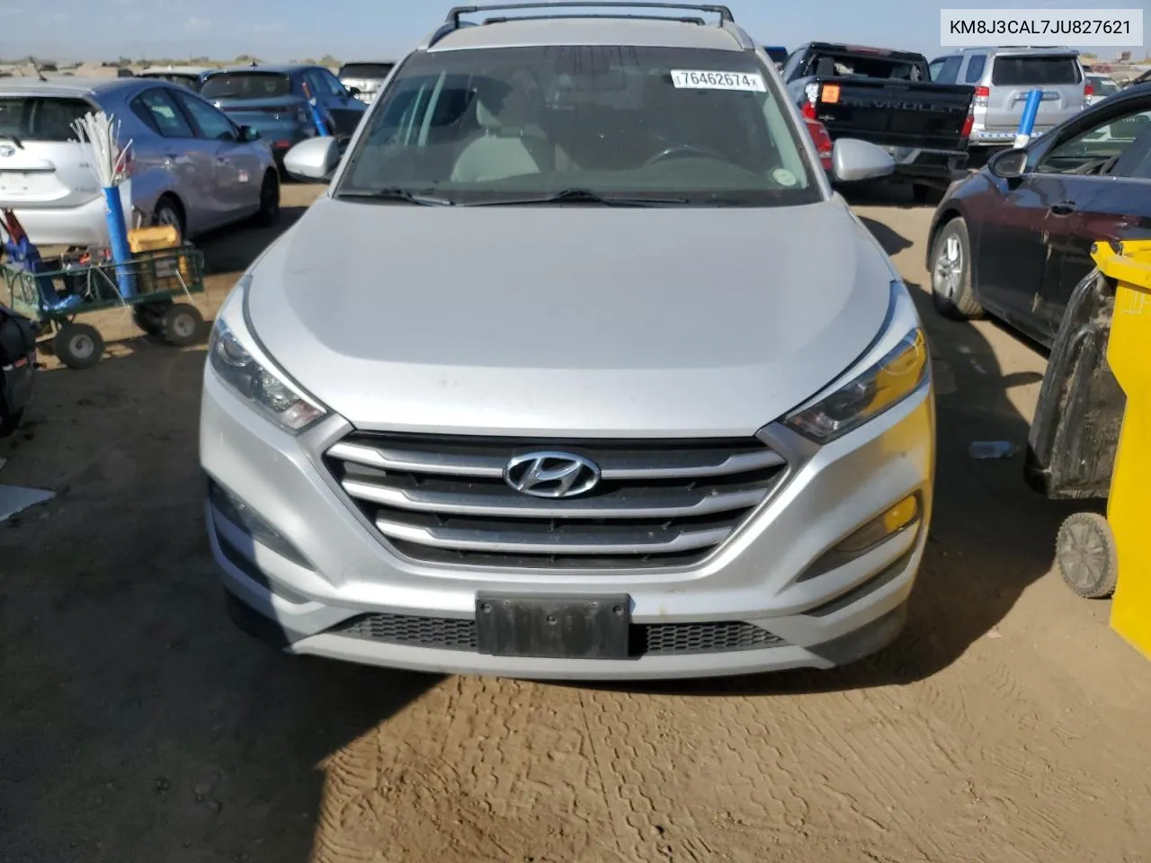 2018 Hyundai Tucson Sport VIN: KM8J3CAL7JU827621 Lot: 76462674