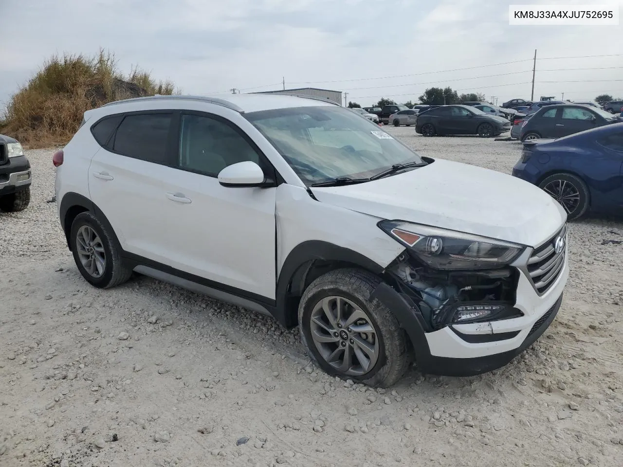 2018 Hyundai Tucson Sel VIN: KM8J33A4XJU752695 Lot: 76480754