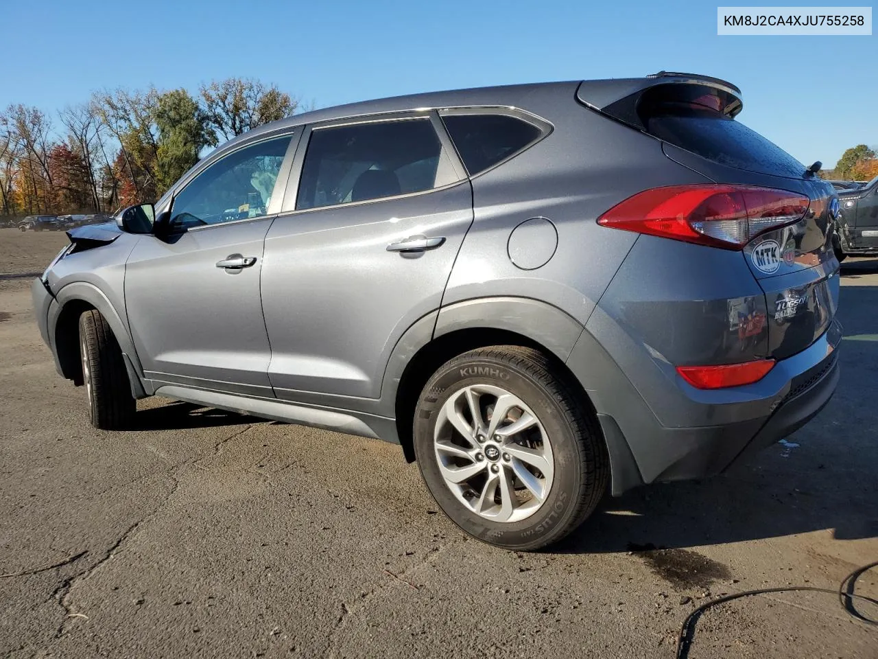 2018 Hyundai Tucson Se VIN: KM8J2CA4XJU755258 Lot: 76542434