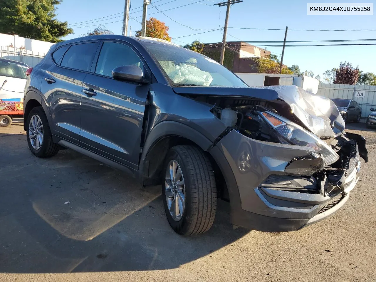 2018 Hyundai Tucson Se VIN: KM8J2CA4XJU755258 Lot: 76542434