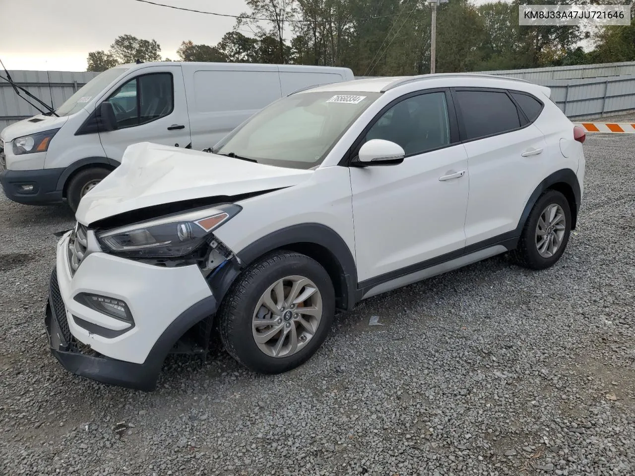 2018 Hyundai Tucson Sel VIN: KM8J33A47JU721646 Lot: 76560334