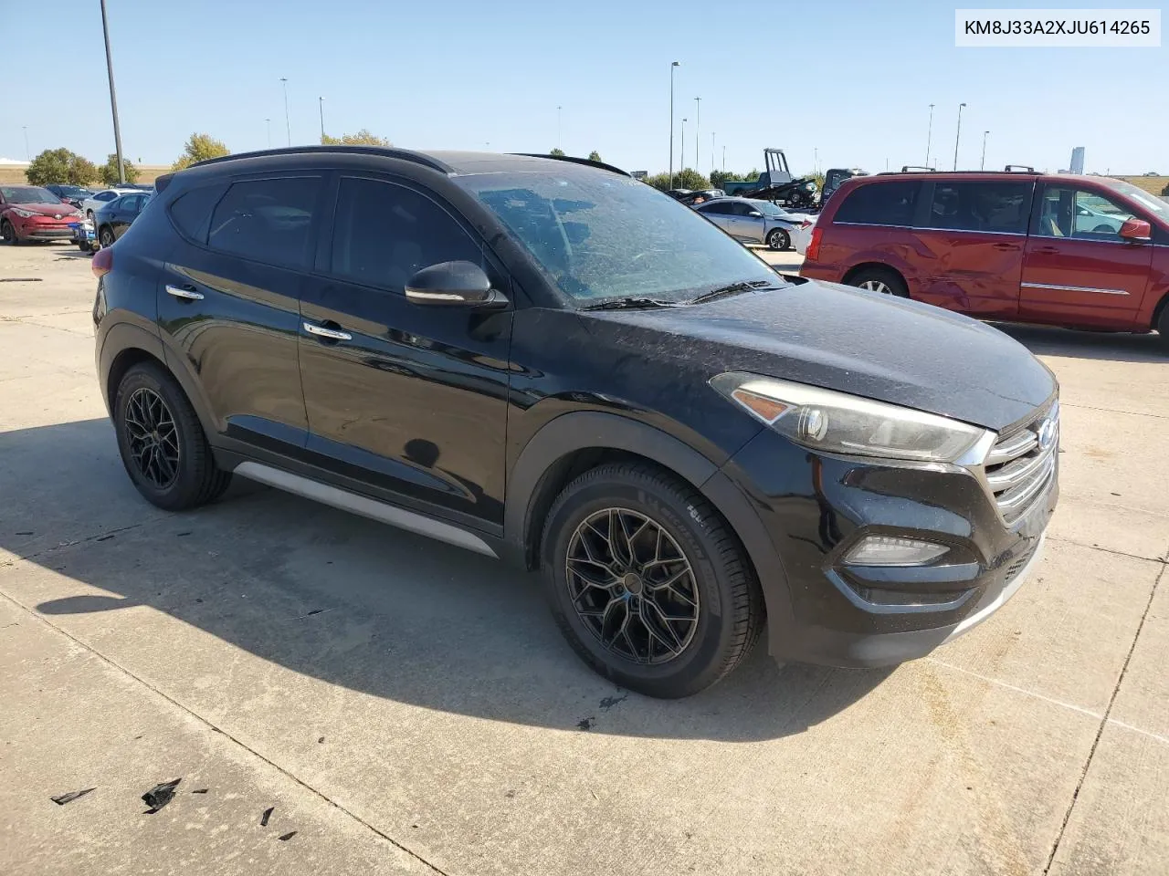 2018 Hyundai Tucson Value VIN: KM8J33A2XJU614265 Lot: 76566204