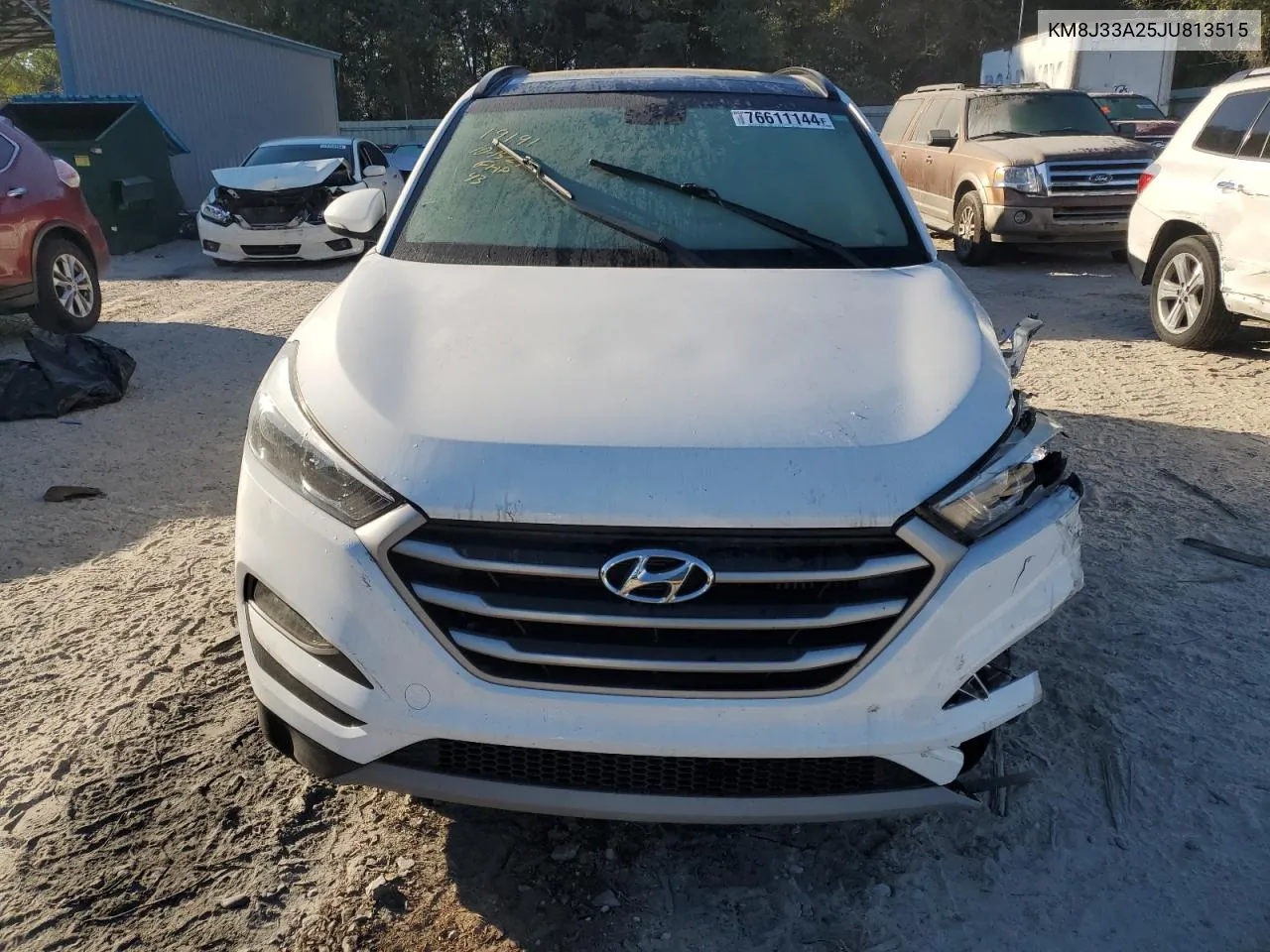 2018 Hyundai Tucson Value VIN: KM8J33A25JU813515 Lot: 76611144