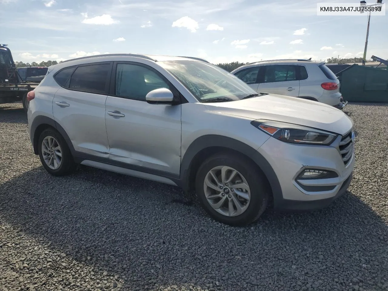 KM8J33A47JU755893 2018 Hyundai Tucson Sel