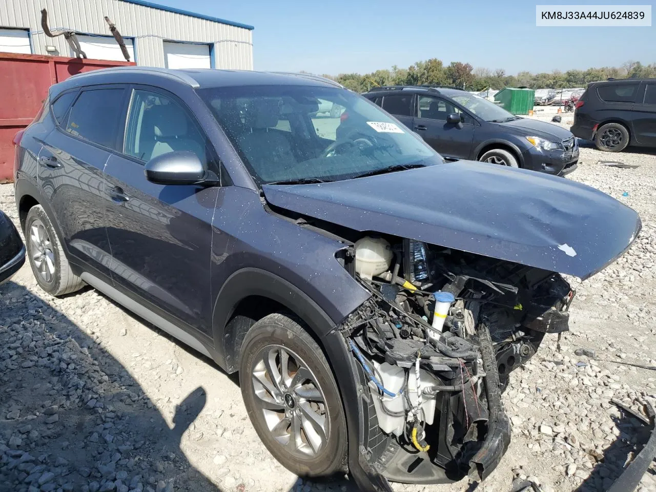 2018 Hyundai Tucson Sel VIN: KM8J33A44JU624839 Lot: 76845314