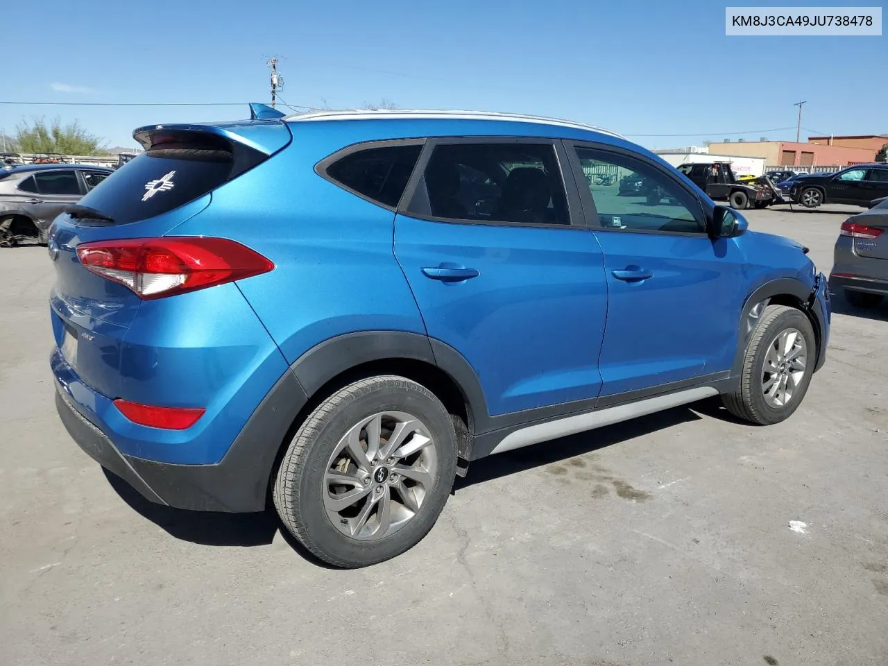 2018 Hyundai Tucson Sel VIN: KM8J3CA49JU738478 Lot: 76924514