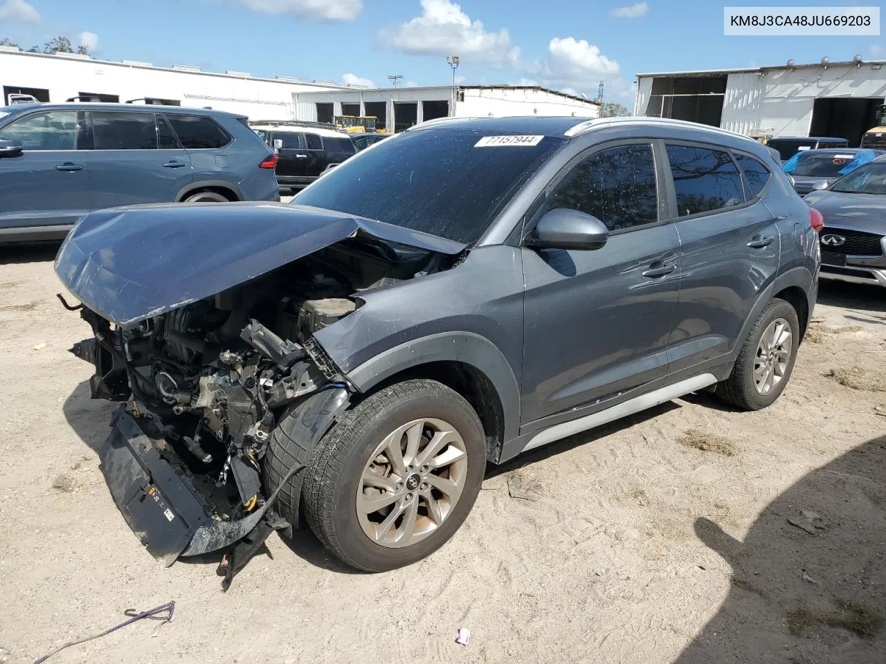 2018 Hyundai Tucson Sel VIN: KM8J3CA48JU669203 Lot: 77157944