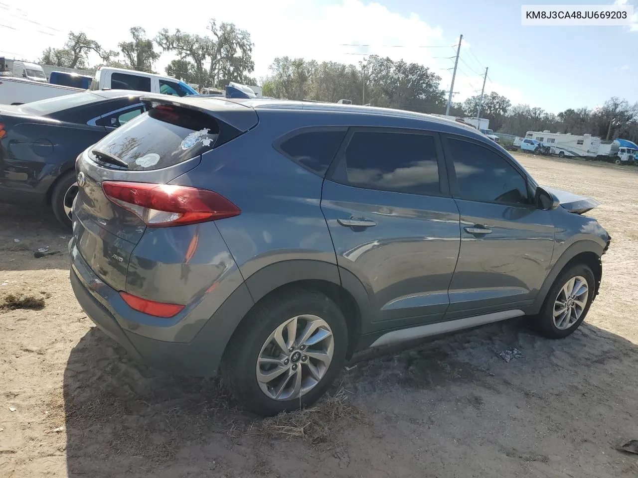 2018 Hyundai Tucson Sel VIN: KM8J3CA48JU669203 Lot: 77157944