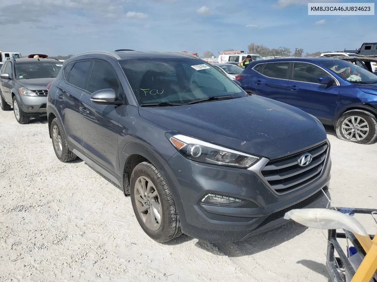 KM8J3CA46JU824623 2018 Hyundai Tucson Sel