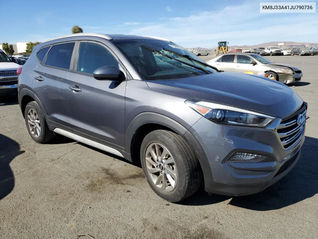 2018 Hyundai Tucson Sel VIN: KM8J33A41JU790736 Lot: 77212624