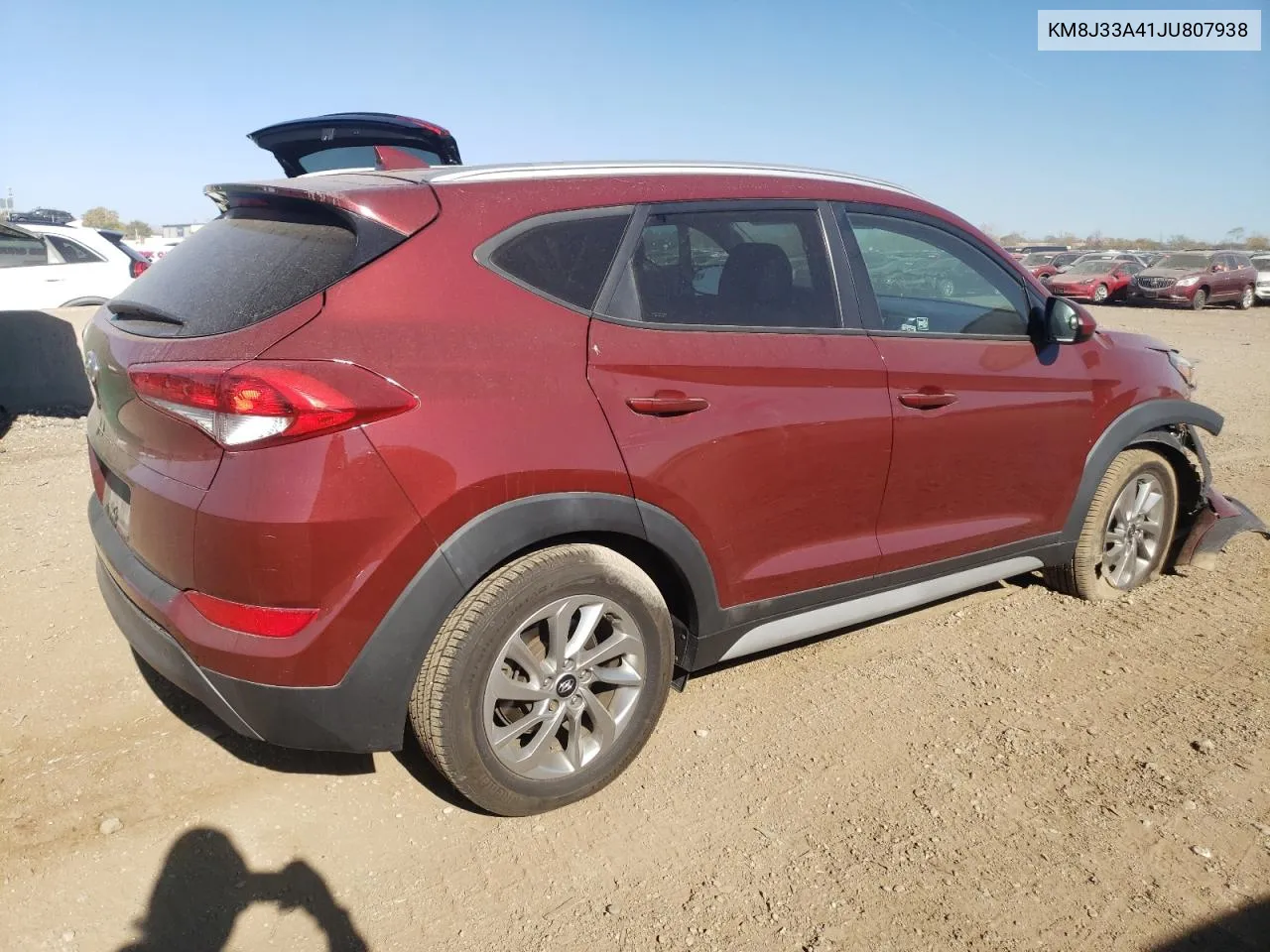 KM8J33A41JU807938 2018 Hyundai Tucson Sel