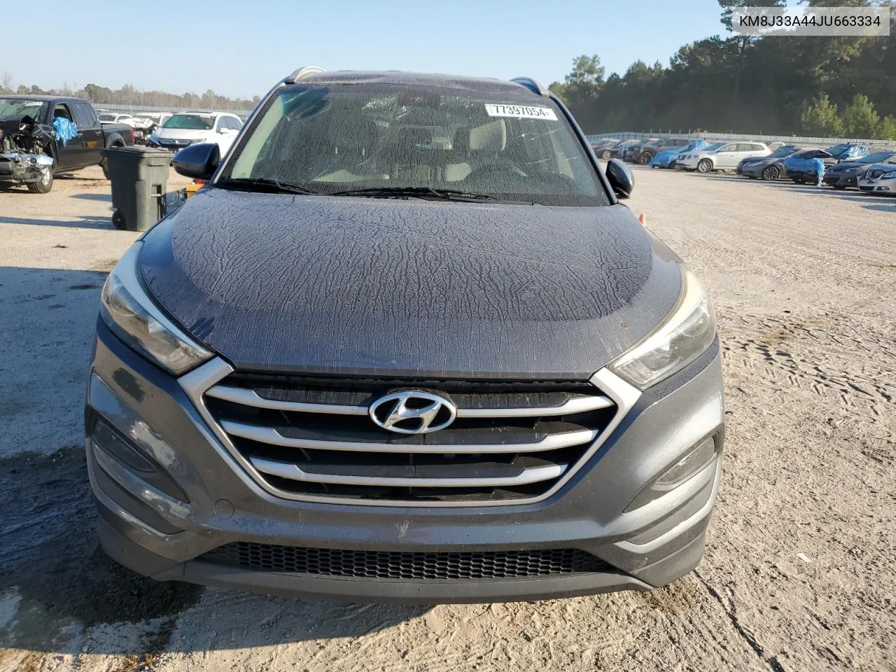 2018 Hyundai Tucson Sel VIN: KM8J33A44JU663334 Lot: 77397054