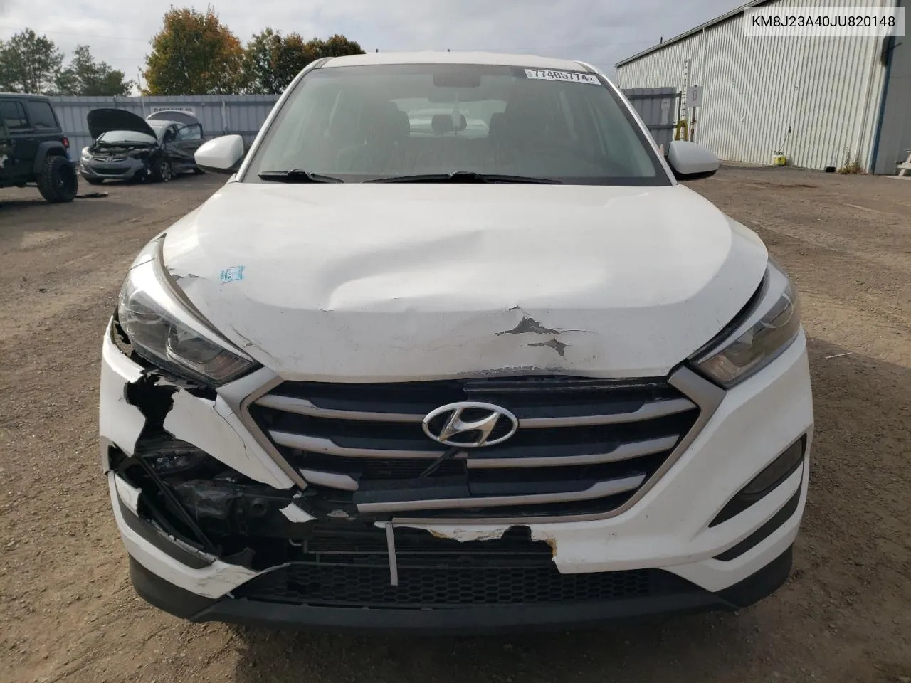 2018 Hyundai Tucson Se VIN: KM8J23A40JU820148 Lot: 77405774