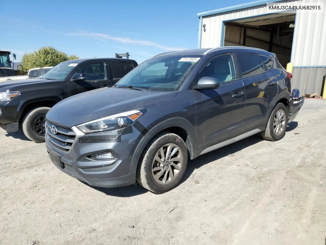 2018 Hyundai Tucson Sel VIN: KM8J3CA49JU682915 Lot: 77472624