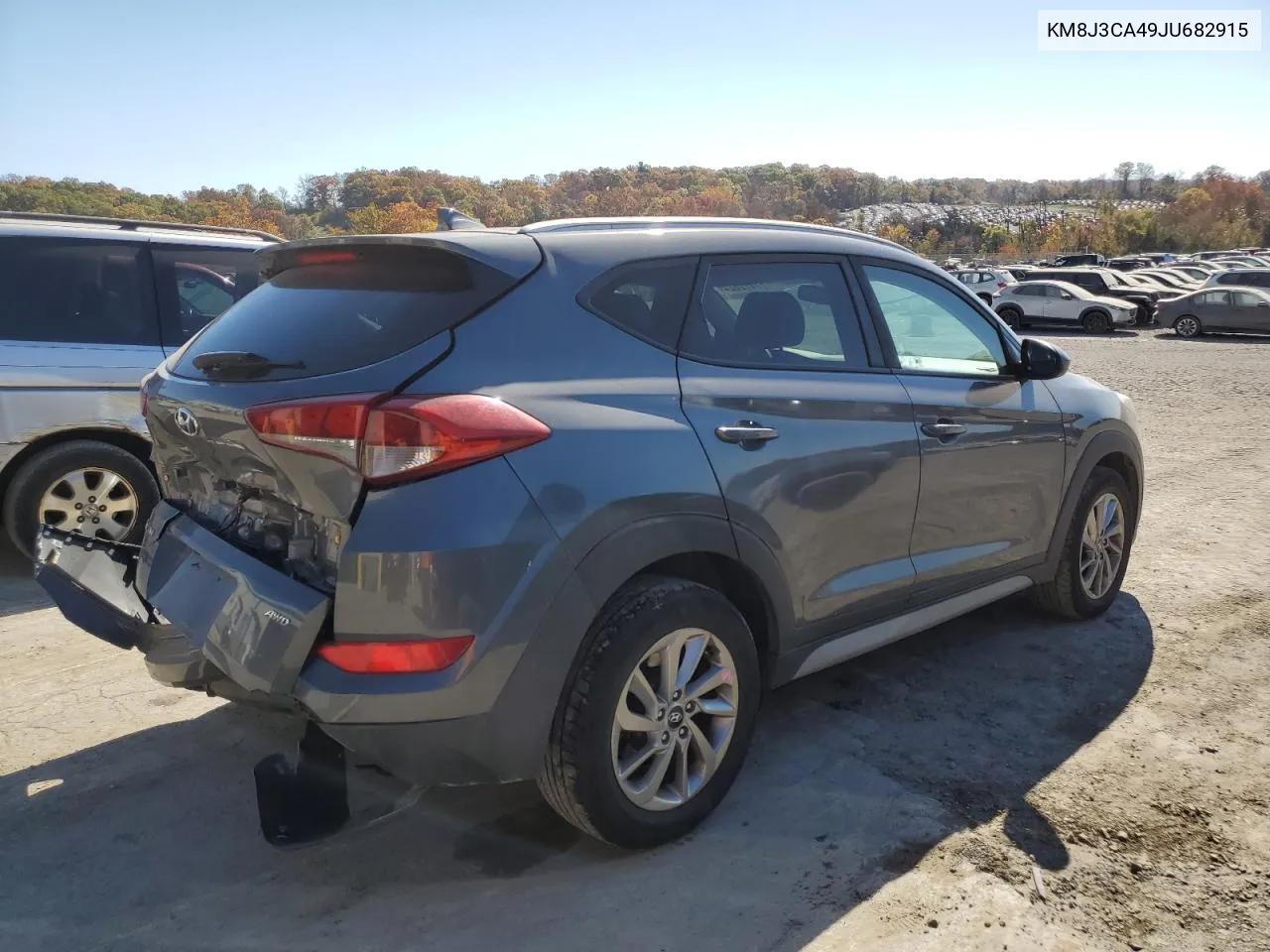 2018 Hyundai Tucson Sel VIN: KM8J3CA49JU682915 Lot: 77472624