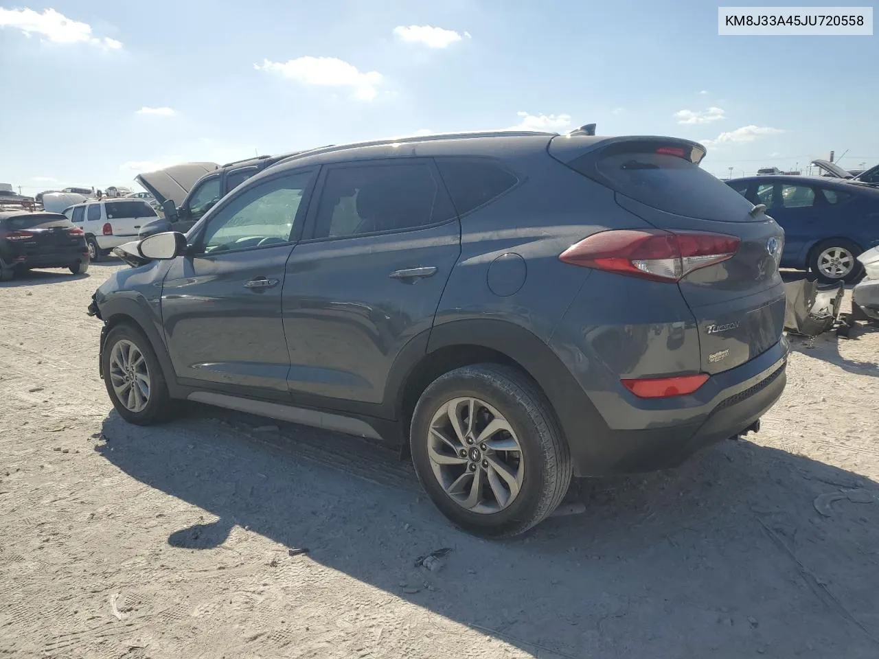 2018 Hyundai Tucson Sel VIN: KM8J33A45JU720558 Lot: 77475184