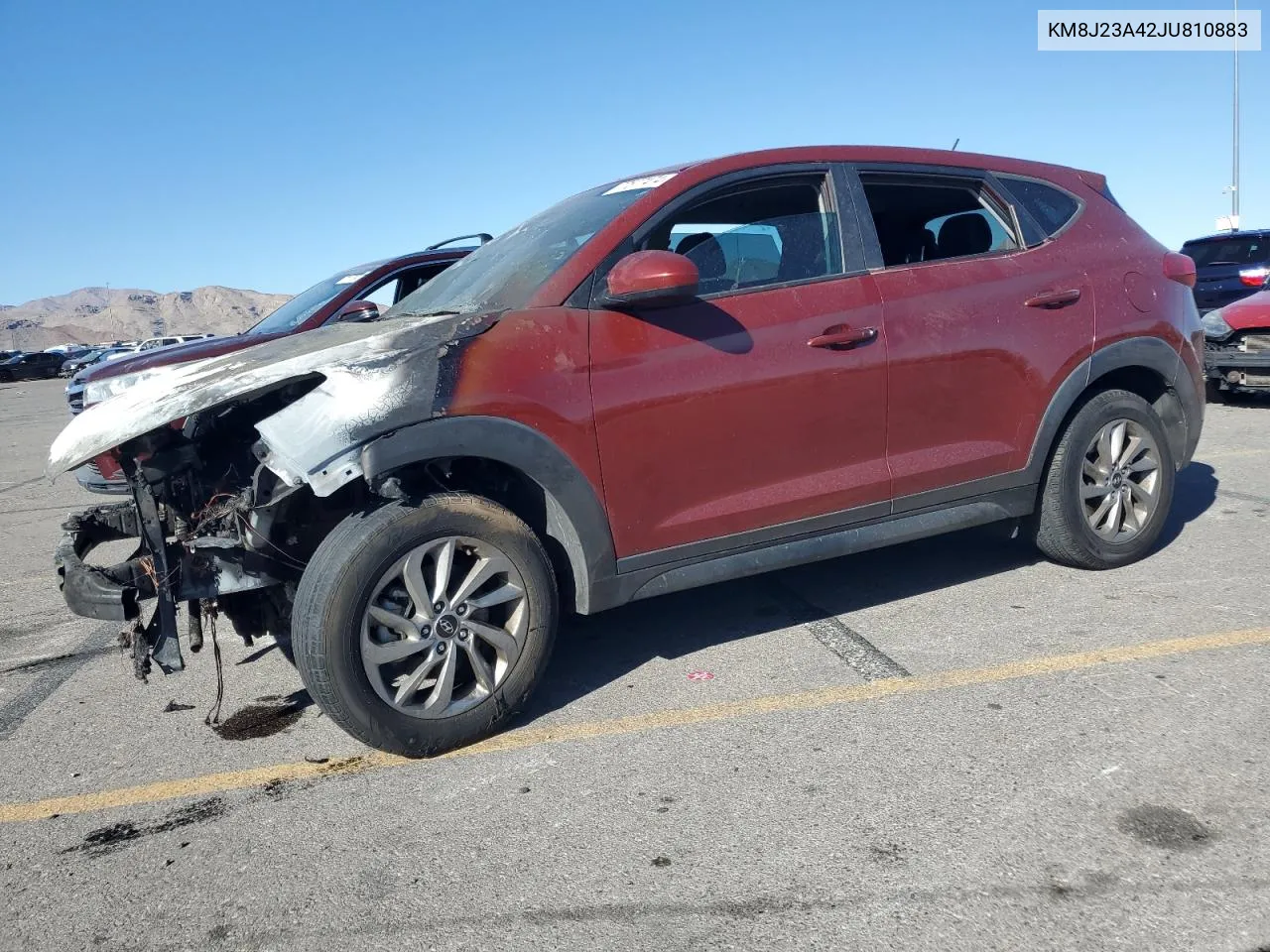 2018 Hyundai Tucson Se VIN: KM8J23A42JU810883 Lot: 77577474