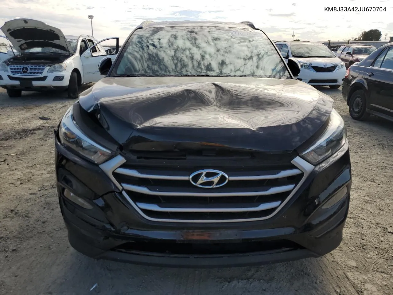 2018 Hyundai Tucson Sel VIN: KM8J33A42JU670704 Lot: 77657544