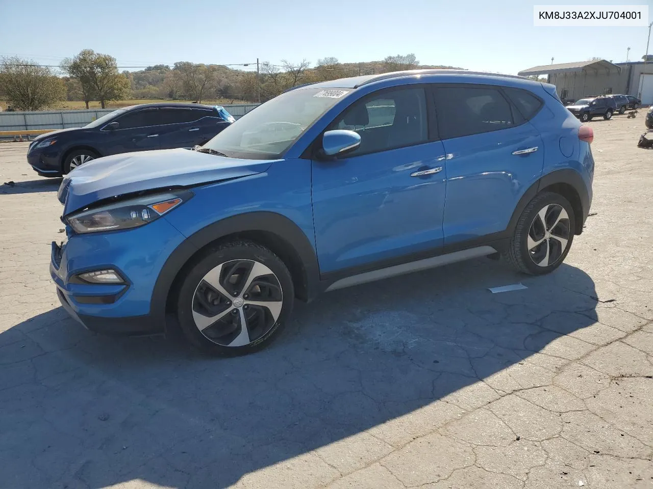 2018 Hyundai Tucson Value VIN: KM8J33A2XJU704001 Lot: 77699004