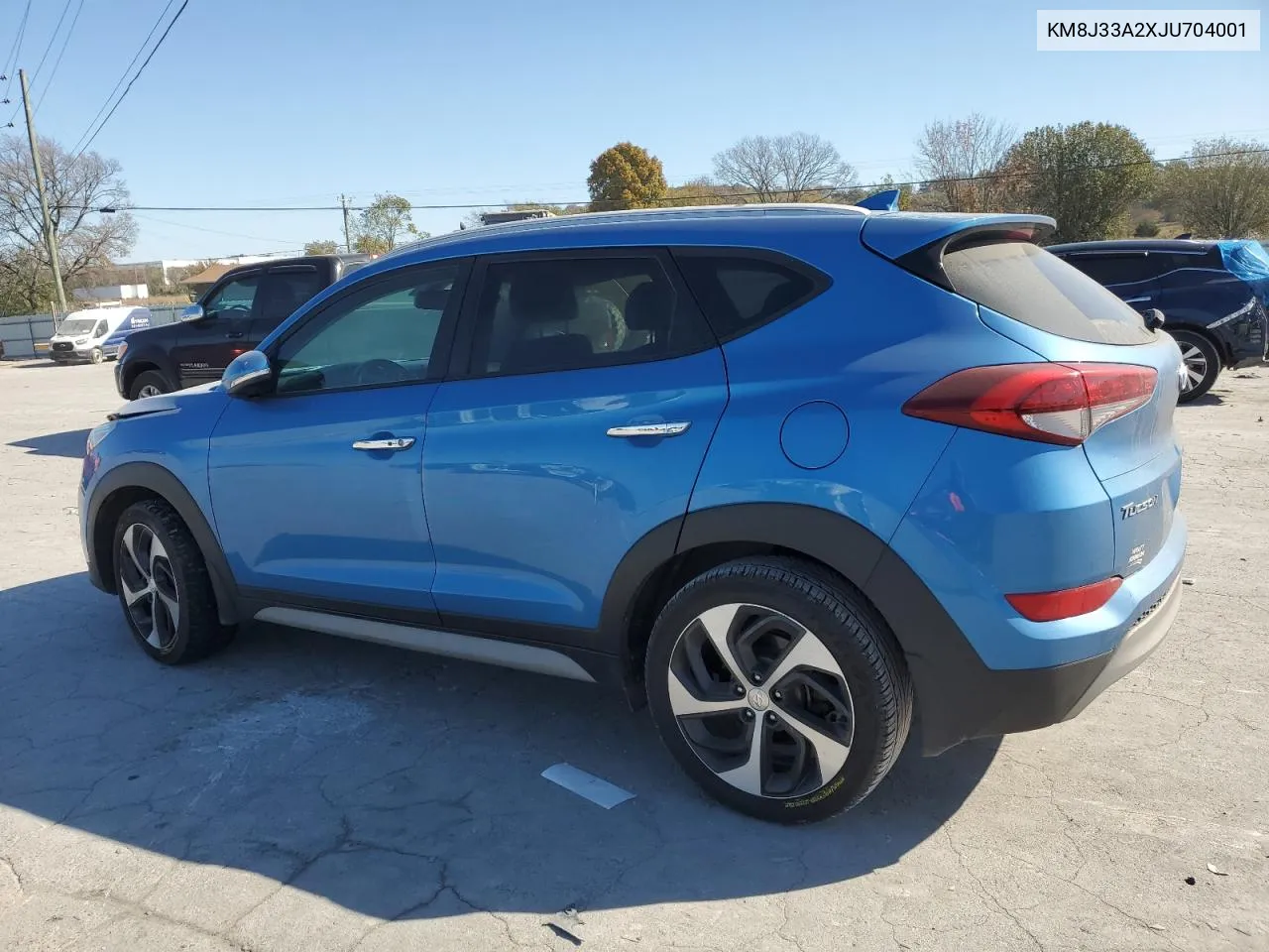 2018 Hyundai Tucson Value VIN: KM8J33A2XJU704001 Lot: 77699004