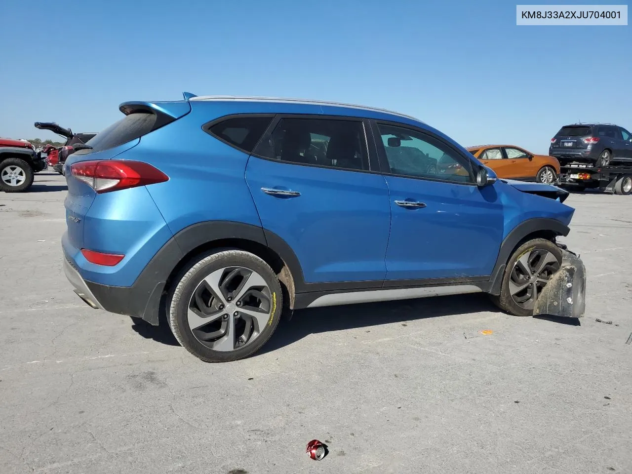 2018 Hyundai Tucson Value VIN: KM8J33A2XJU704001 Lot: 77699004