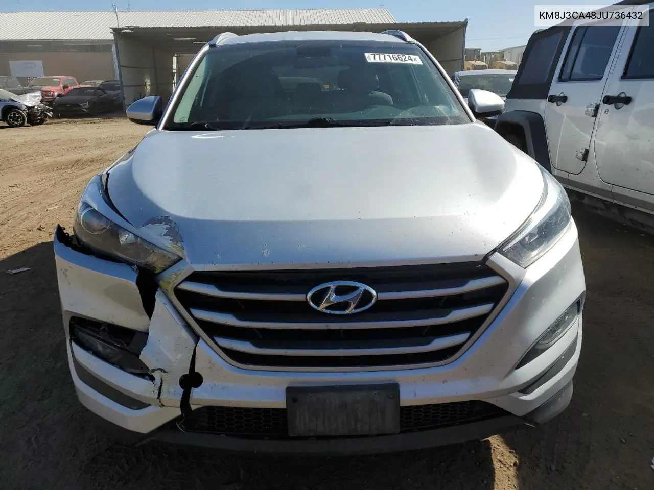 2018 Hyundai Tucson Sel VIN: KM8J3CA48JU736432 Lot: 77716624