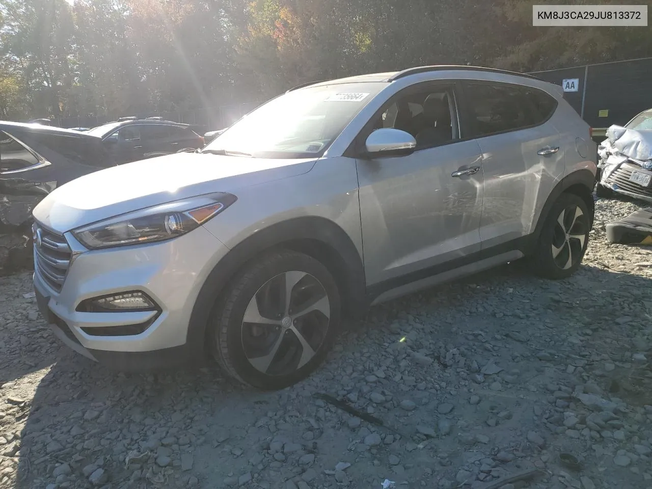 2018 Hyundai Tucson Value VIN: KM8J3CA29JU813372 Lot: 77735664