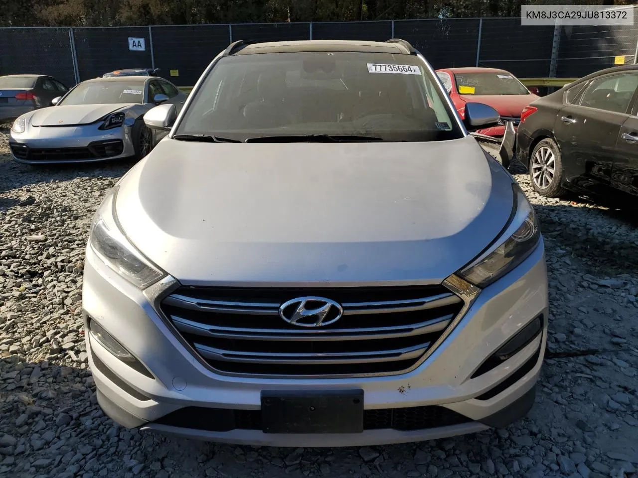 2018 Hyundai Tucson Value VIN: KM8J3CA29JU813372 Lot: 77735664