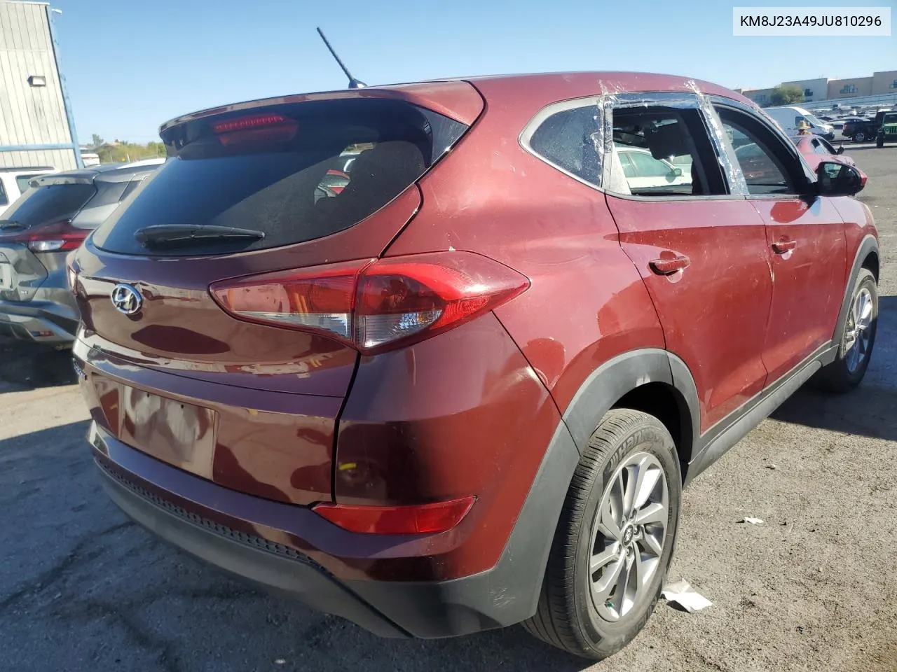 2018 Hyundai Tucson Se VIN: KM8J23A49JU810296 Lot: 77742094