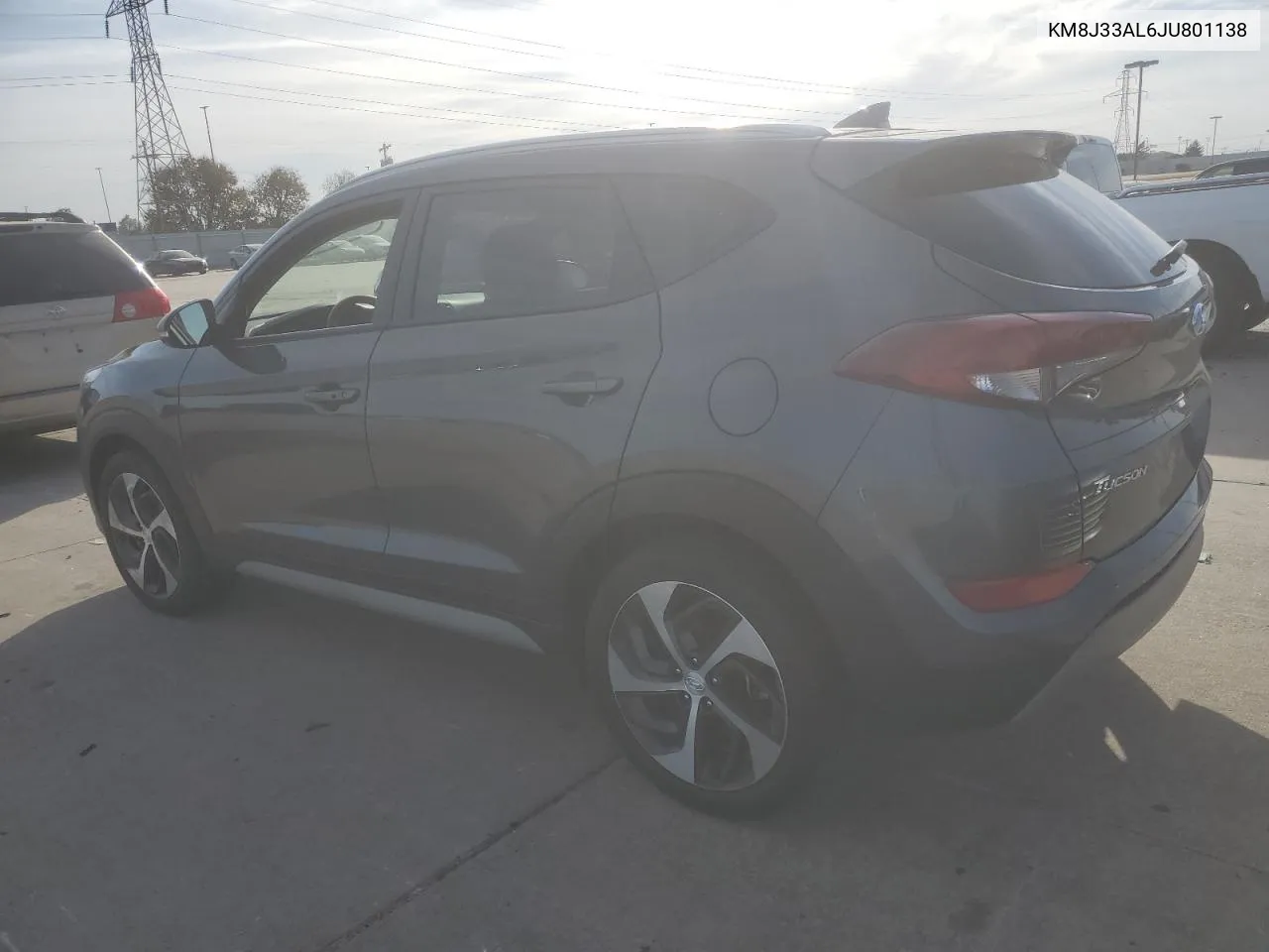 2018 Hyundai Tucson Sport VIN: KM8J33AL6JU801138 Lot: 78173034