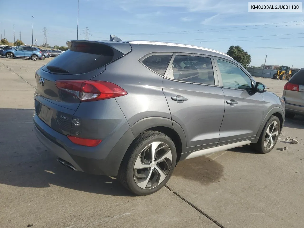 2018 Hyundai Tucson Sport VIN: KM8J33AL6JU801138 Lot: 78173034