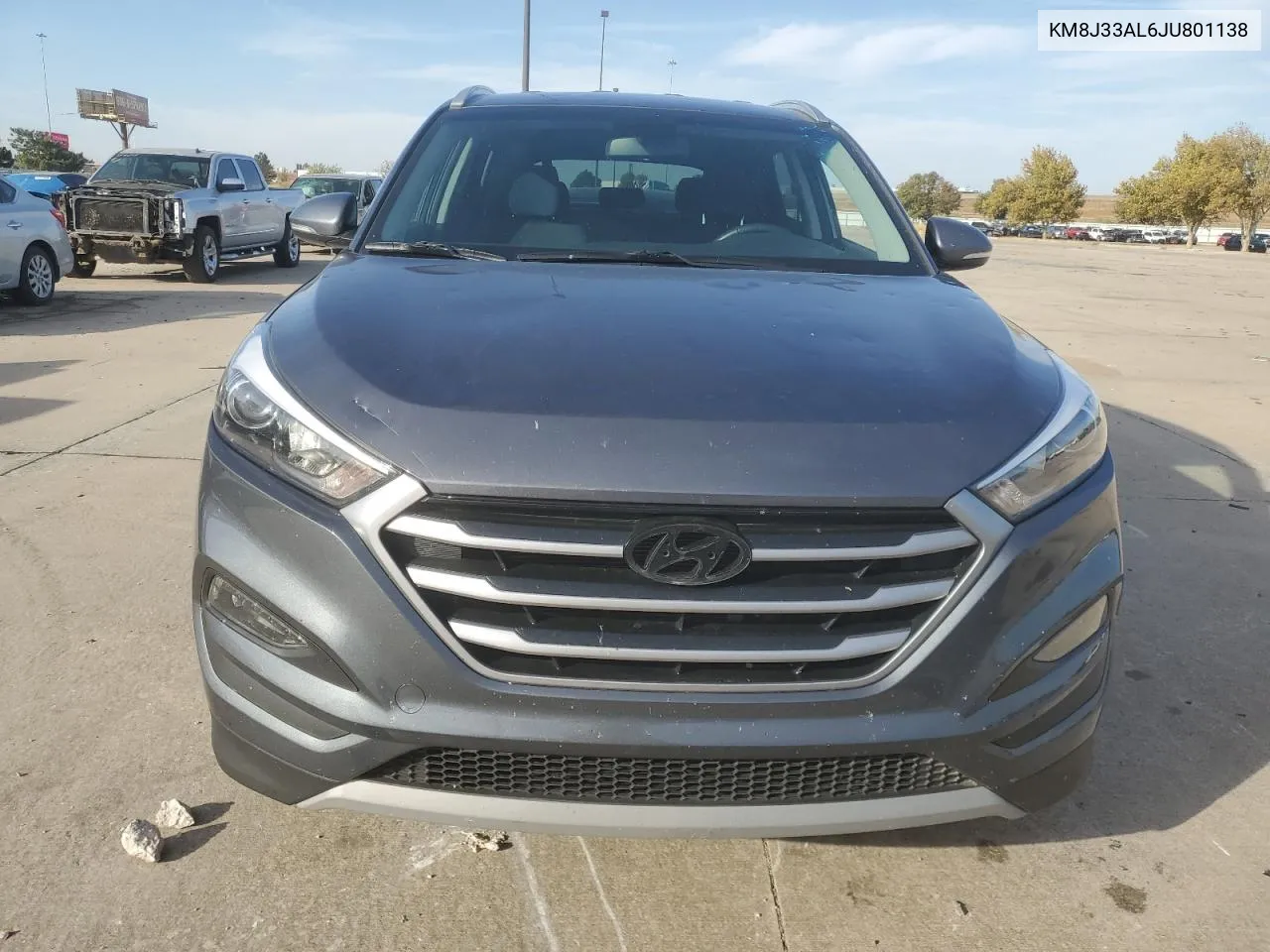 2018 Hyundai Tucson Sport VIN: KM8J33AL6JU801138 Lot: 78173034