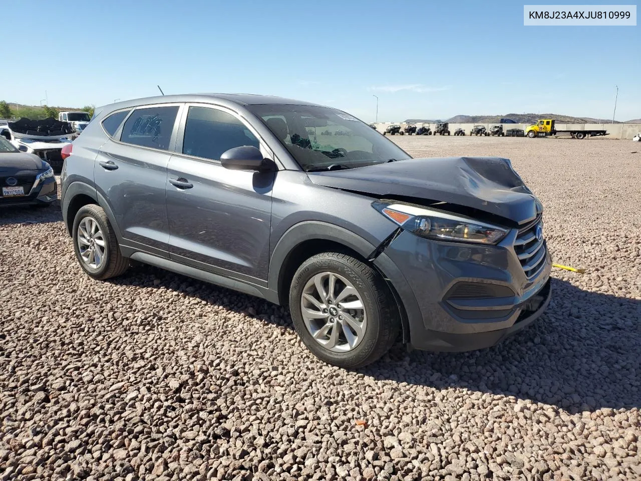 2018 Hyundai Tucson Se VIN: KM8J23A4XJU810999 Lot: 78190724