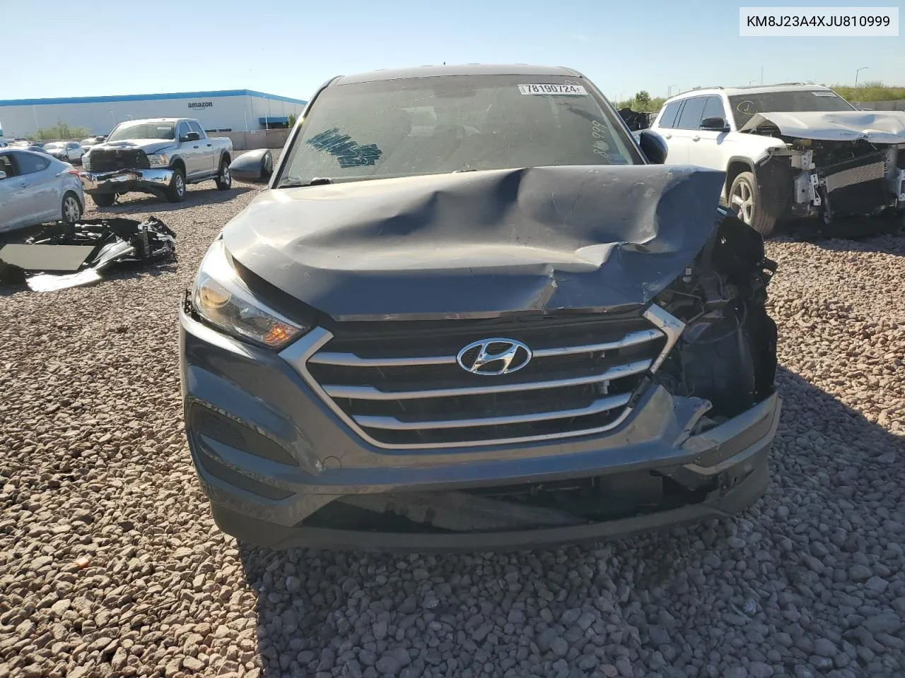 2018 Hyundai Tucson Se VIN: KM8J23A4XJU810999 Lot: 78190724