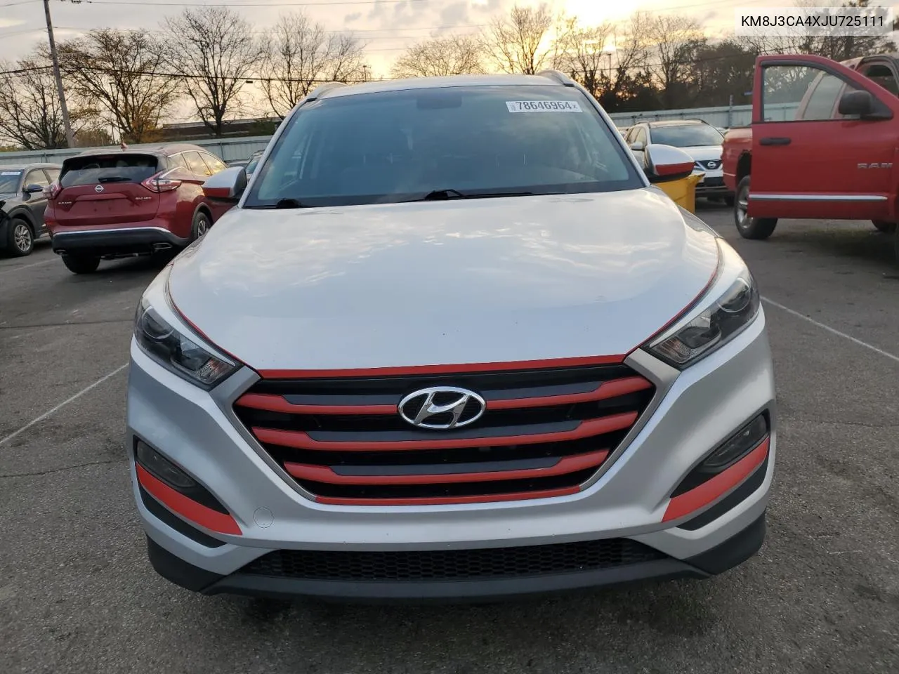 2018 Hyundai Tucson Sel VIN: KM8J3CA4XJU725111 Lot: 78646964