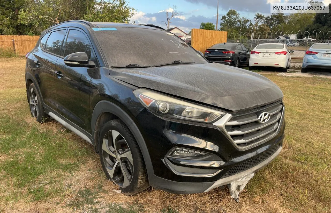 2018 Hyundai Tucson Value VIN: KM8J33A20JU637067 Lot: 78750754