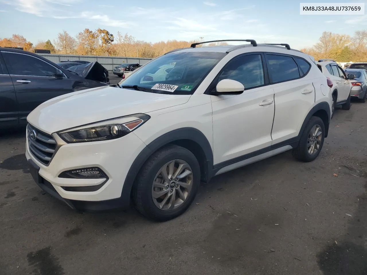 2018 Hyundai Tucson Sel VIN: KM8J33A48JU737659 Lot: 78829964