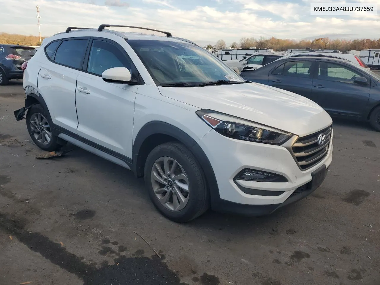 2018 Hyundai Tucson Sel VIN: KM8J33A48JU737659 Lot: 78829964