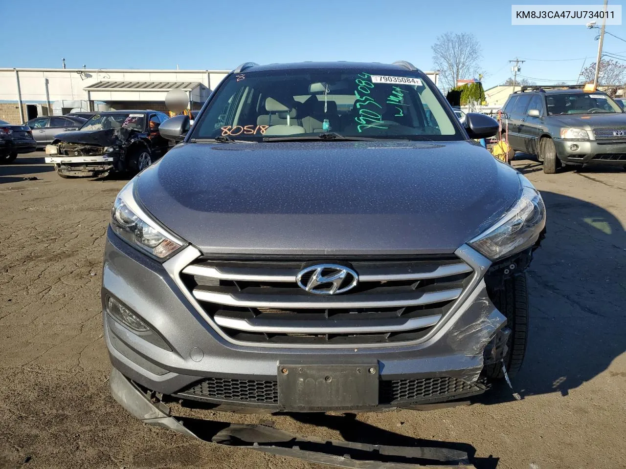 2018 Hyundai Tucson Sel VIN: KM8J3CA47JU734011 Lot: 79035084